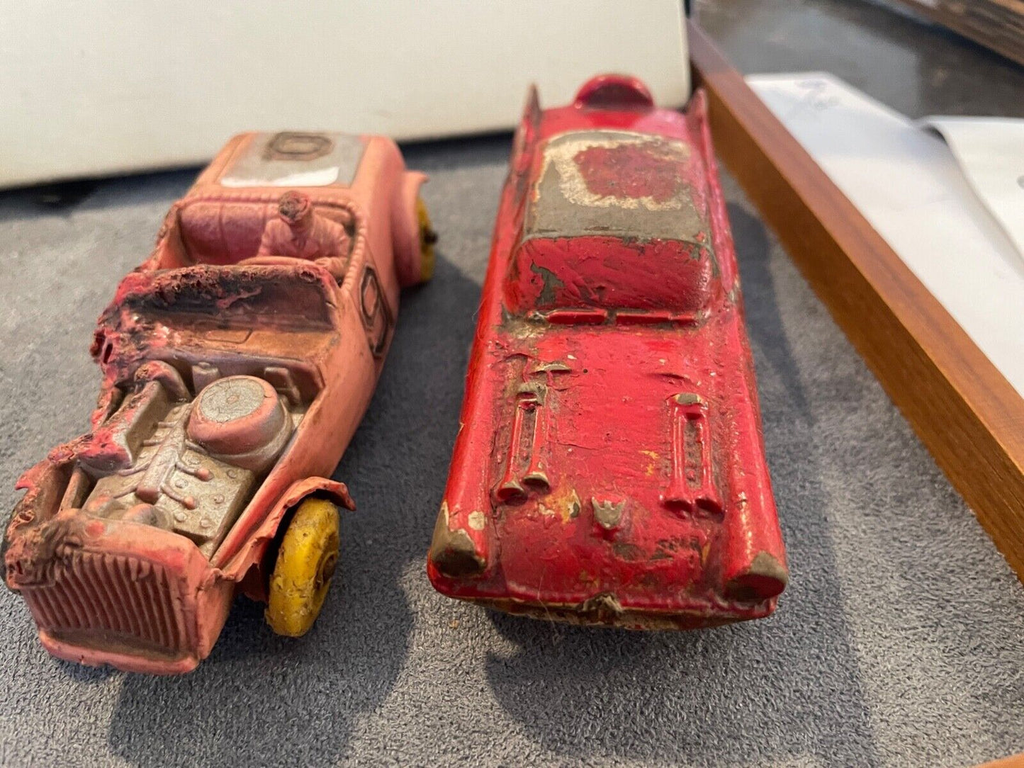 Vintage Auburn Rubber Car Lot (4) total--condition issues--607.23