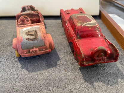 Vintage Auburn Rubber Car Lot (4) total--condition issues--607.23